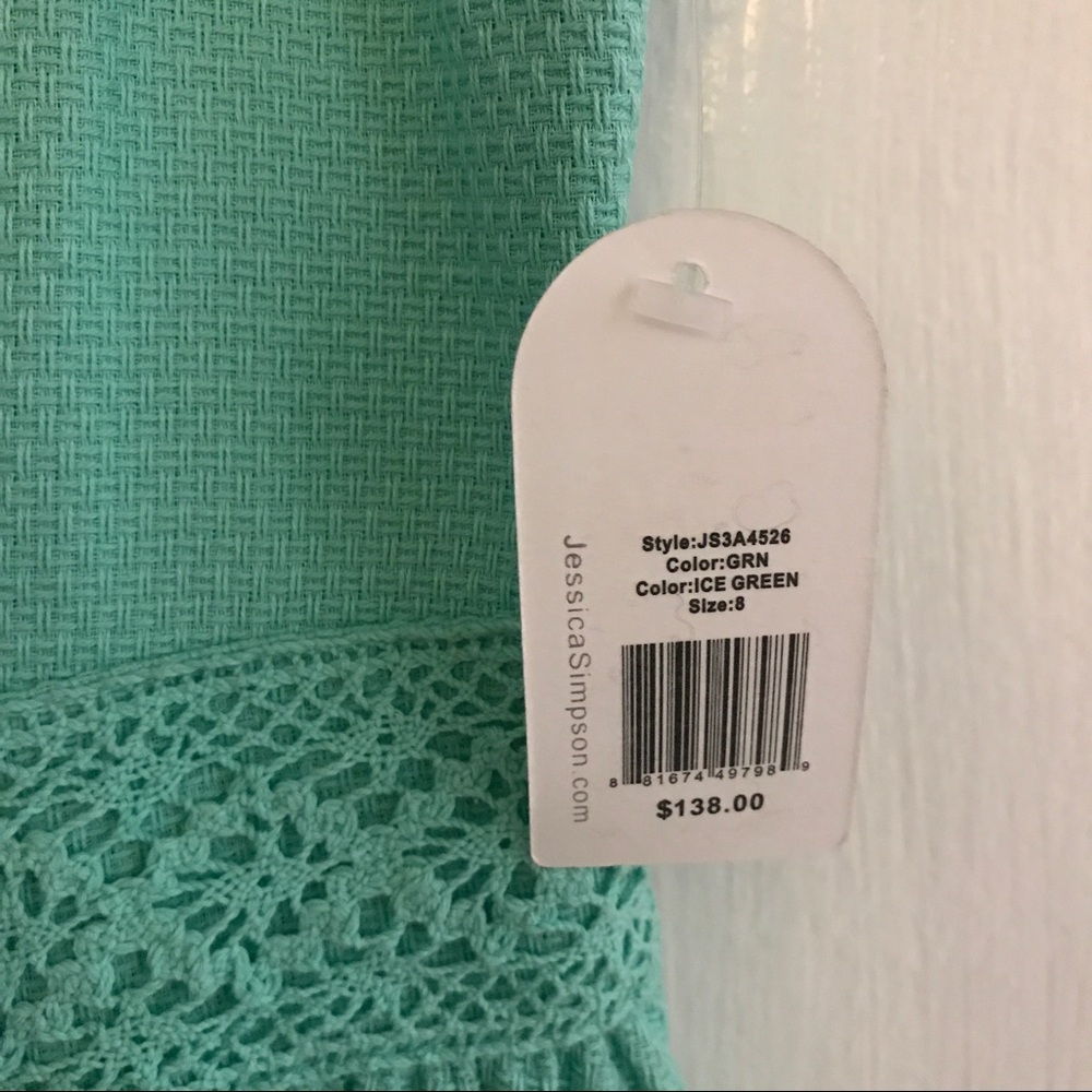 Jessica Simpson Mint Green Lace Dress - Picture 6 of 6